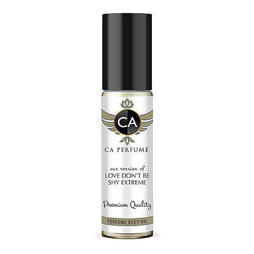 CA Perfume Impression of Love Don’t Be Shy Extreme For Women Replica Fragrance Body Oil Dupes Alcohol-Free Grand Quality Travel Size Concentrated Long Lasting Attar Roll-On 0.3 Fl Oz/10ml