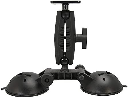 ARKON Mounts Robust Double Windshield Suction Mount – AMPS Compatible