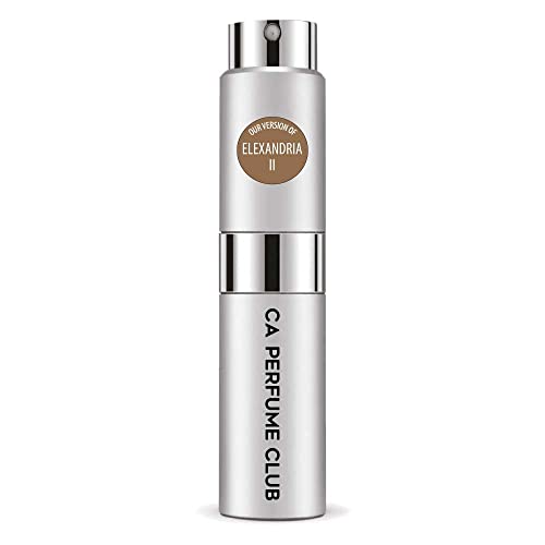 CA Perfume Impression of Alexandria II For Women & Men Replica Version Fragrance Dupes Concentrated Long Lasting Eau de Parfum Spray Refillable Atomizer Bottle 0.27 Fl Oz/8ml-X1