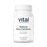 Vital Nutrients - Natural Beta Carotene - Precursor to Vitamin A - Antioxidant - Vision, Skin, and Reproductive Health Support - 90 Softgels per Bottle - 25,000 IU