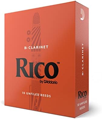 D'Addario Rico Bb Clarinet Reeds, Strength 3, Pack of 10
