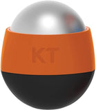 KT Health, Ice/Heat Therapeutic Massage Ball for Muscle Pain & Stress Relief, Black/Orange