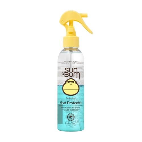 Sun Bum Heat Protector Spray | Vegan and Cruelty Free Hair Protecting Spray for All Hair Types | 6 oz