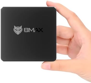 Bmax B1 Mini PC Windows 11, Intel N4000 Small Tiny Desktop Computers, 8GB RAM/128GB eMMC, 2.4GHz/5GHz WiFi 5, BT, 4K, Business, Home, Office Computer