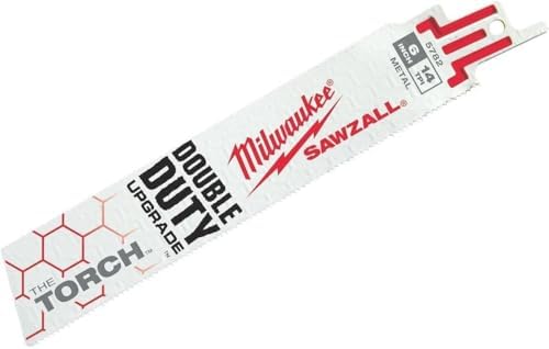 Milwaukee Tool 6" 14 TPI The Torch Sawzall Blade (5 Pk) 48-00-5782
