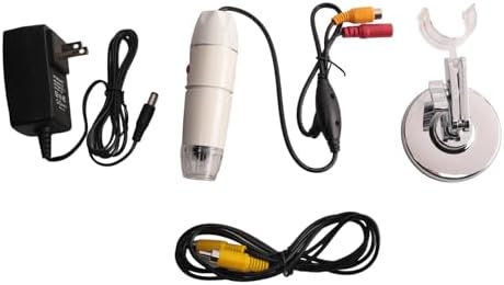 400X-1000X USB Microscope Professional Coms Sensor TV/AV Interface Digital Microscope for Electronics US Plug