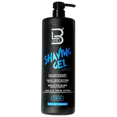 Level 3 Shaving Gel - Straight Razor Shave Gel - Non-Irritating - Refreshing Smell L3 - No Hot Towel Necessary - Level Three Razor Gel