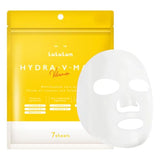 Lululun Hydra-V Vitamin C&E Facial Mask – 28pcs Multifaceted Care Cotton Sheet Masks, Skincare Set with Hydrating Serum for All Skin Types