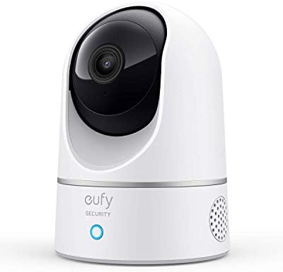 eufy Security 2K Indoor Cam Pan & Tilt, Plug-in Security Indoor Camera with Wi-Fi, IP Camera, Human & Pet AI, Voice Assistant Compatibility, Motion Tracking, HomeBase Not Required (Renewed)