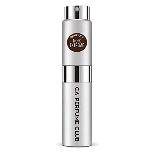 CA Perfume Impression of T. Ford Noir Extreme For Men Replica Version Fragrance Dupes Concentrated Long Lasting Eau de Parfum Spray Refillable Atomizer Bottle 0.27 Fl Oz/ 8ml