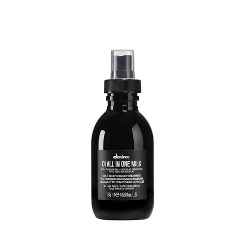 Davines OI All in One Milk | Hair Milk Spray | Powerful Hair Detangler + Hydrating Leave-In Treatment | Smoothes Frizzy Hair