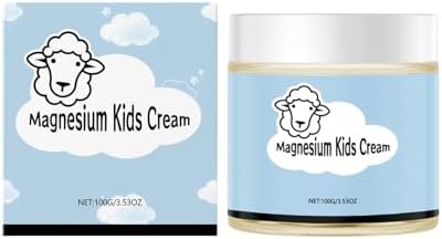 Magnesium Lotion for Kids,Magnesium Cream,Gentle Natural Calming Cream for Restful Sleep,Relaxation,Sensitive Skin Support,Recharge & Restore with Pure Magnesium Cream,Adults and children can use it