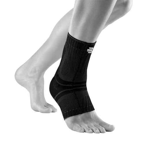 Bauerfeind Sports Achilles Support - Relieves the achilles tendon while running, jumping, and moving - All Black, X-Small