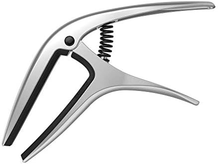 Ernie Ball Axis Dual Radius Capo, Silver Satin (P09601)