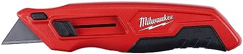MILWAUKEE'S Utility Knife,Retractable Operation, Black