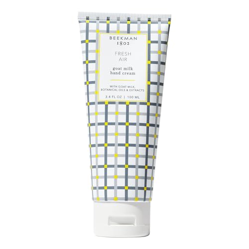 Beekman 1802 Pure Goat Milk Hand Cream - 3.4 oz - Moisturizing Lotion for Dry Skin - Anti-Aging Hydration - Good for Sensitive Skin - Cruelty Free - Packaging May Vary