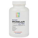 BRUIZEX Ultra Bromelain and Quercetin Bruising Relief Supplement, 120 Capsules | Bruised Skin, Trauma Recovery and Swelling Surgery Supplements | Contains Bromelain, Quercetin, Turmeric and Boswellia