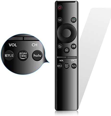 Universal Samsung Smart Tv Remote Control for Samsung LCD LED UHD HDR QLED SUHD Frame Curved HDTV 4K 8K 3D Smart TVs,with Netflix, Prime Video,hulu Buttons