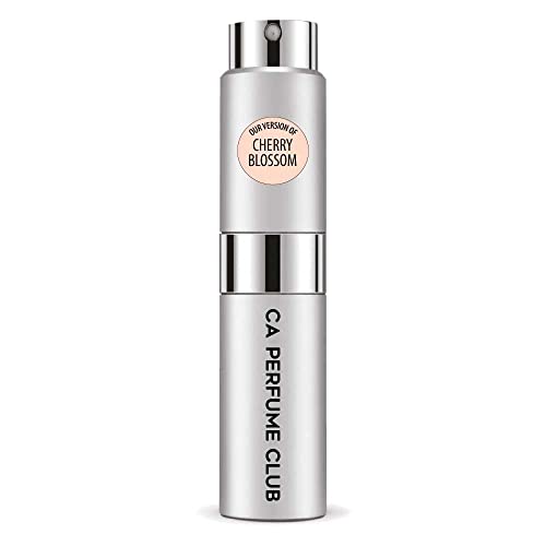 CA Perfume Impression of Emra Cherry Blossom For Women & Men Fragrance Concentrated Long Lasting Eau de Parfum Spray Refillable Glass Atomizer Bottle 0.27 Fl Oz/8ml-X1