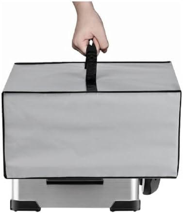 4.5L Deep Fryer Cover,Water Resistant,Compatible With Chefman 4.5 Liter Deep Fryer/Hamilton Beach 35034 4.5 Liter Electric Deep Fryer/Elite Gourmet EDF-401T 4.5 Qt Electric Deep Fryer (Silver Grey)