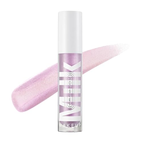 Milk Makeup Odyssey Lip Oil Gloss, Adventure (Lavender Shimmer) - 0.2 oz - For Fuller and Glossy Lips - Long Lasting Moisture - Semi-Sheer Color - Sweet Vanilla Scent - Vegan Cruelty Free