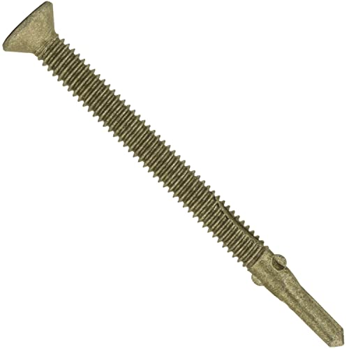 Jake Sales #14x3-1/4 Reamer Tek Torx/Star Head Self-Drilling Wood to Metal Screws - for Flatbeds, Trailers or Fastening Wood to Steel - T-30 Torx Screw Head (5 POUNDS - 150 Approx. Screw Count)