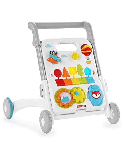 Skip Hop Baby Walker 4-in-1 Sit to Stand Convertible Light Up Music Toy with 40+ Activities Explore & More Age 6m+