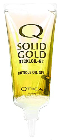 QTICA Solid Gold Cuticle Oil Gel, 0.5 oz