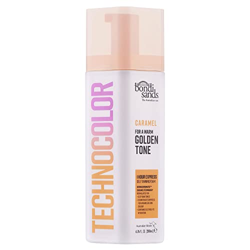 Bondi Sands Technocolor 1 Hour Express Self Tanning Foam, Innovative Formula, Hydrates for Natural Enhanced Skin Results, Available in 4 Shades
