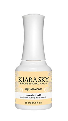 KIARA SKY Professional - Dip Manicure Nail Liquid Essentials - Long Lasting Nail Gels - Beauty Essentials Nail Design for Nail Art - Dip Liquids for Dip Manicure 0.5 fl oz, Nourish Oil