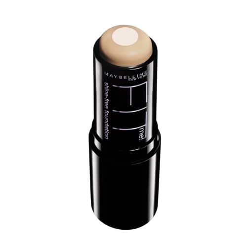 Maybelline Fit Me Shine-Free + Balance Foundation Stick, Multi-Use Face Makeup and Contour Stick For Natural, Matte Coverage, Classic Ivory, 1 Count