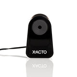 X-ACTO Mighty Mite Electric Pencil Sharpener, Black/Silver (19501/19501X)