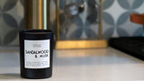 Leoben Co | Masculine Aromas | Small Batch | Soy Wax | 40 Hours | Scented Mens Candles with Natural Essential Oils | Vegan (Sandalwood & Musk)