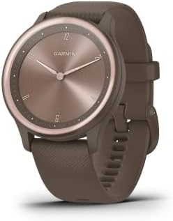 Garmin vivomove Sport, Hybrid Smartwatch, Health and Wellness Features, Touchscreen, Cocoa (Renewed)