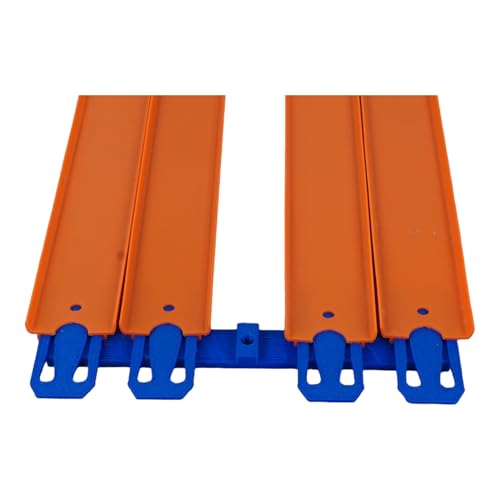 Track Spacers (4 Pack) | Compatible with Hot Wheels Cars, and Track | 2, 4 or 6 Lane Options (4 Lane Spacer)