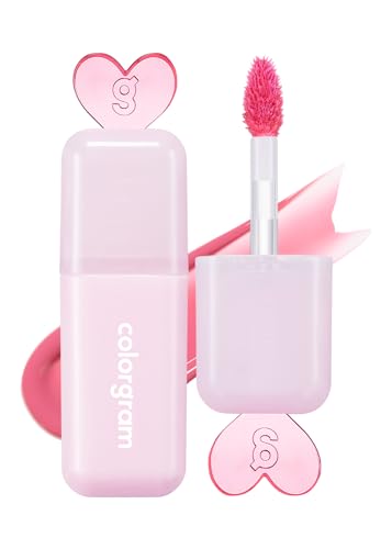 COLORGRAM Juicy Drop Tint 01 Berry Amazing | Juicy Lip Gloss, Glowing Lip Stain with Fruity Colors, Buildable & Blendable, Highly Pigmented