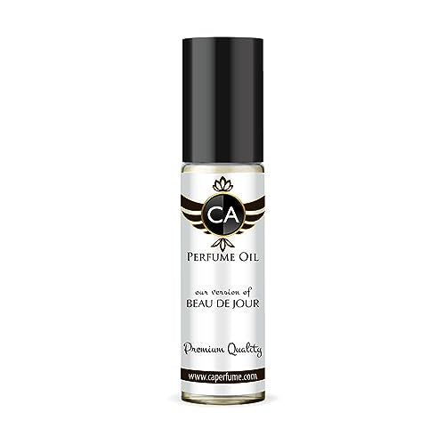CA Perfume Impression of Tom F Beau De Jour For Men Replica Fragrance Body Oil Dupes Alcohol-Free Essential Aromatherapy Sample Travel Size Concentrated Long Lasting Attar Roll-On 0.3 Fl Oz/10ml