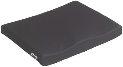 Drive Medical 14881 Molded General Use Wheelchair Seat Cushion, Black, 1 3/4 Inches, 20 Wide