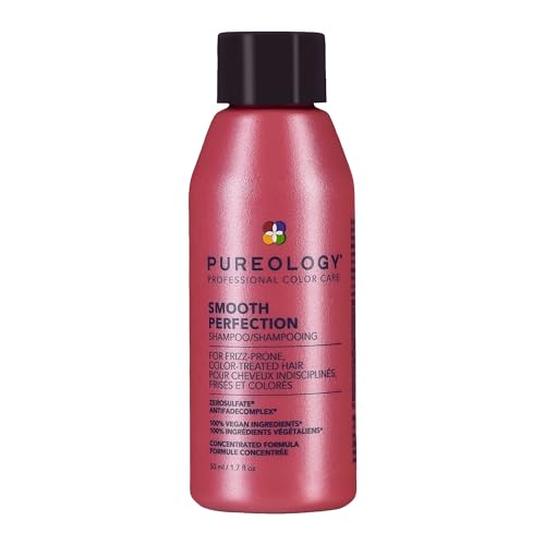 Pureology Smooth Perfection Shampoo - For Frizzy and Color-Treated Hair, Smooths Hair & Controls Frizz, Sulfate-Free & Vegan