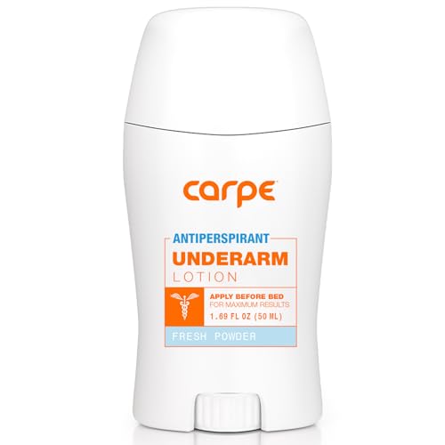 Carpe Underarm Antiperspirant and Deodorant, Fresh Powder Scent