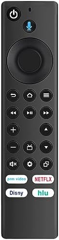 Voice Replacement Remote fit for Amazon Omni Series TV 43" 50" 55" 65" 75" 4K UHD Smart TV 4K65M600A 4K43M600A 4K55M600A 4K75M600A 4K50M600A Amazon TV 4-Series 4K50N400A 4K43N400A 4K55N400A