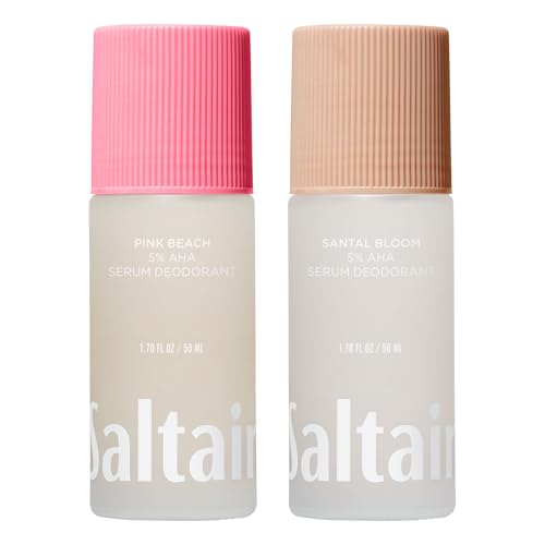 Saltair - Serum Deodorant - Signature Scents - 2 Pack - 5% AHA Multi-Acid Deodorant - Mandelic and Lactic Acid - 1.7 Fl Oz