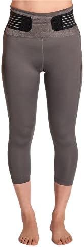 Tommie Copper Women’s Pro-Grade Lower Back Support Compression Leggings Capris with Pocket & Adjustable Straps