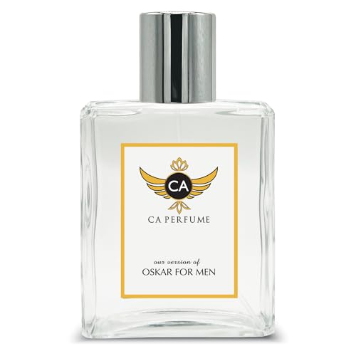 CA Perfume Impression of O De La Renta Oskar For Men For Men Replica Fragrance Dupes Eau de Parfum Spray Bottle 3.4 Fl Oz/100ml-X1