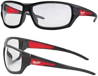 MILWAUKEE'S Safety Glasses,Black Frame,Clear Lens (48-73-2020)