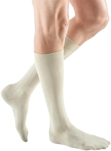 mediven for Men Classic, 20-30 mmHg – Calf High Compression Stockings, Closed Toe Leg Circulation for Men, Compression Dress Socks, Leg Support Compression Coverage