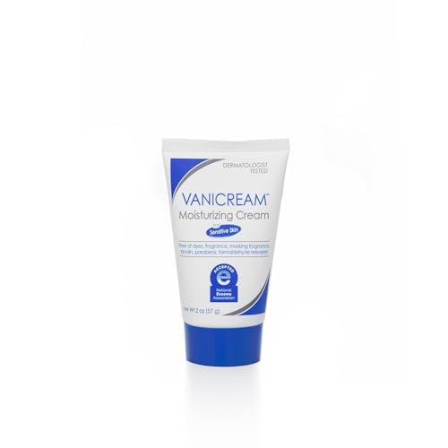 Vanicream Moisturizing Skin Cream | For Sensitive Skin | Soothes Red, Irritated, Cracked, or Itchy Skin | Dermatologist Tested | Fragrance and Paraben Free | 2 Ounce (Pack of 12)