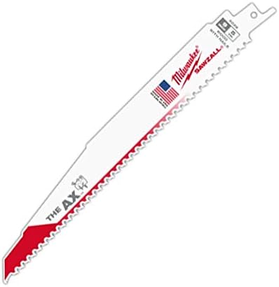 Milwaukee 48-00-8026 9 in. 5 TPI The Ax Sawzall Blade (25 Pk)