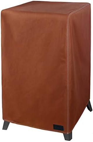 NettyPro Smoker Cover Heavy Duty Waterproof 30 Inch for Masterbuilt Cuisinart Dyna-Glo Charbroil Digital Electric Propane Vertical Smoker, Fade and UV Resistant, 19" W x 18" D x 33" H, Brown