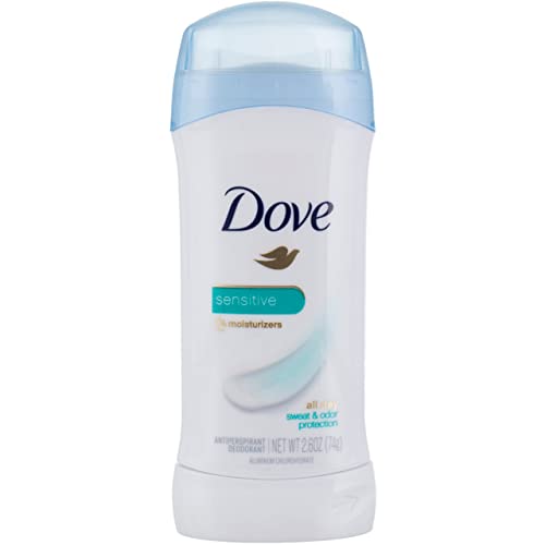 Dove Anti-Perspirant Deodorant, Sensitive Skin 2.60 oz (Pack of 12)